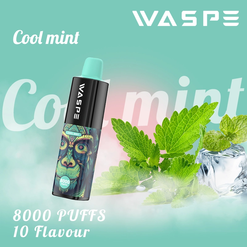 Original Pod Vape Waspe 8000 Puffs E-Cigarette Miou Puff Bar E Liquid Red Bull Ice Disposable Vape